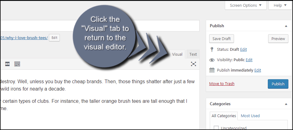 Visual Editor