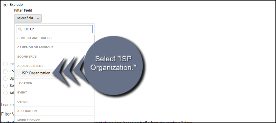 Select ISP Organization