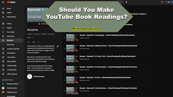 YouTube Book Readings