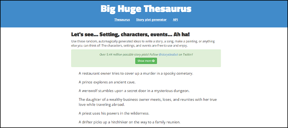 Big Huge Thesaurus