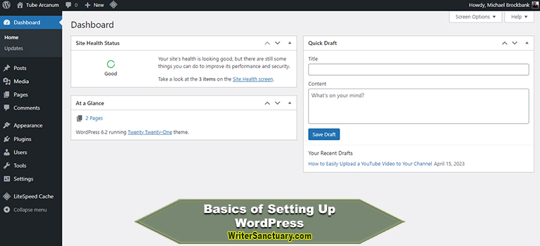 Creating a New Blog with WordPress