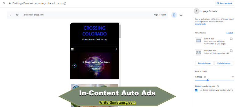 In-Content Auto Ads from AdSense