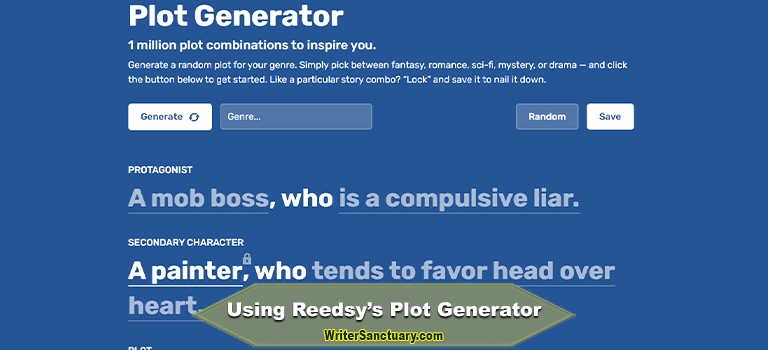 Using the Reedsy Plot Generator