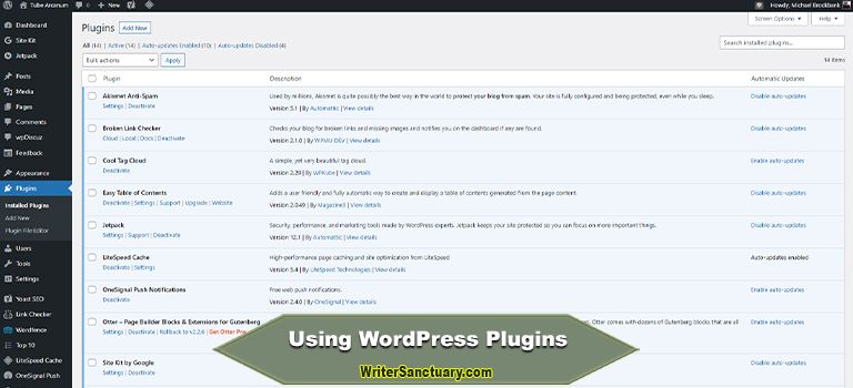 WordPress Plugins for the Blog