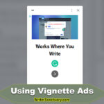Using Vignette Ads from AdSense